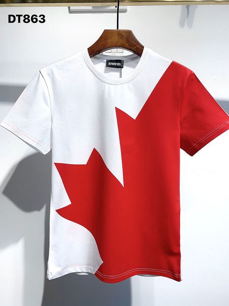 

dsq phantom turtle men's t-shirts 2023ss new mens designer t shirt paris fashion tshirts summer pattern t-shirt male 100% cotton 1169, White;black