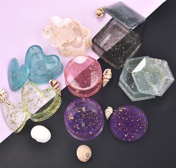 

diy crystal epoxy resin mold storage box molds jewelry box mold jewelry making tool jllkyf dh_niceshop