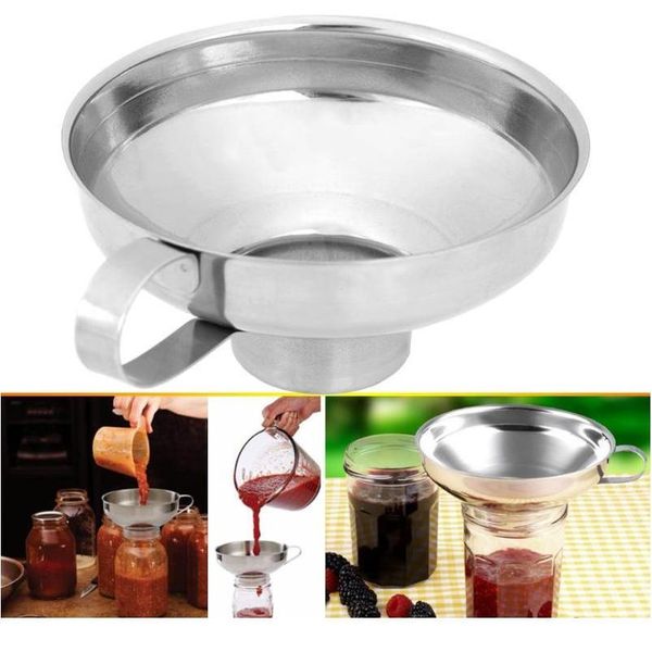 

canning funnel stainless steel wide mouth funnel hopper filter kitchen cooking tools cannin bbybfu