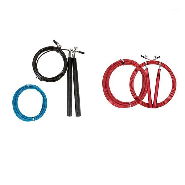

jump ropes speed rope adjustable skipping workout with ball bearing rapid for men women training fitness1