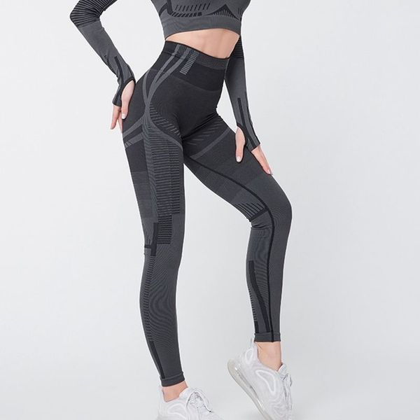 

new arrival seamless work out leggings fitness leggings y200904, Black