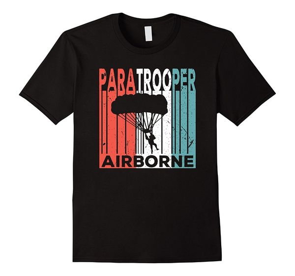 

new men summer tee shirt paratrooper airborne vintage t shirt funny t-shirt sport hooded sweatshirt hoodie