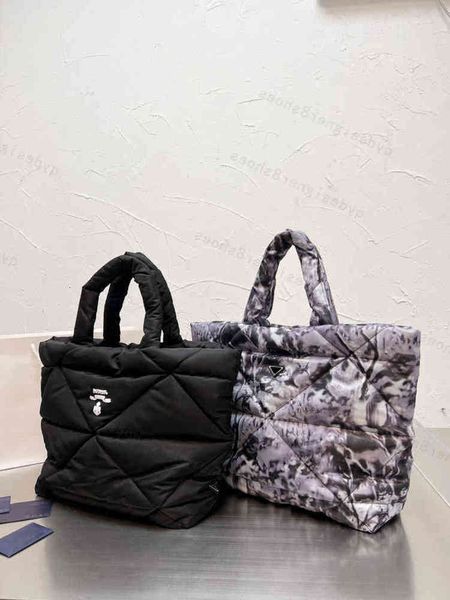 

women's designer black camouflage cotton jacket handbag with box fashion all-match size 40*35cm