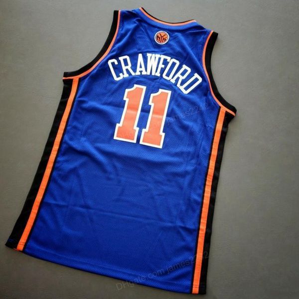 Custom Retro Jamal Crawford # 11 College Basketball Jersey Uomo cucito blu Qualsiasi dimensione 2XS-4XL 5XL Nome o numero maglie