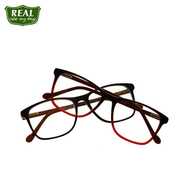 

acetate optical glasses frame men women square prescription eyewear, Black