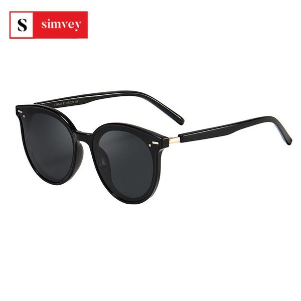 

simvey fashion womens cat eye sunglasses design ladies oversized designer sunglasses hd polaiized lens uv400, White;black
