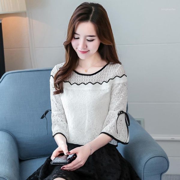 

new arrival autumn blouse female shirt office lady blouse slim shirt women's speaker sleeves women's 1, White