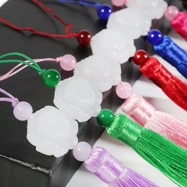 

10шт полиэстер silk tassel diy свадебные украшения дома кисточек бахой отделка шитья занавес аксессуары для одежды h wmtrdg