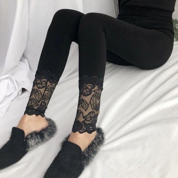 

yoga outfits women pants winter warm plus size leggins solid color velvet high waist stretchy black, White;red