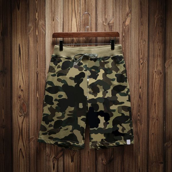 

men casual summer shorts male fashion trousers man camouflage short pant trendy fitness sportwear running relaxed loosed pants, White;black
