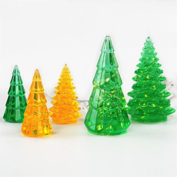 

2 шт. diy рождественская елка уф эпоксидная смола плесень xmas night light стол рождественские украшения зеркало силиконовые плесени смола р, Black