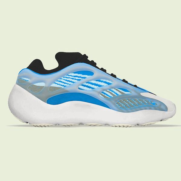 

kanye west 700 v3 azareth alvah azael wave runner running shoes for sale with box sneakers store wholesale prices, Black