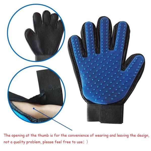 

перчатки силикон собак pet grooming glove для кошек кисти comb deshedding волос собаки ванна cat очистительные домашние товары для собак жив