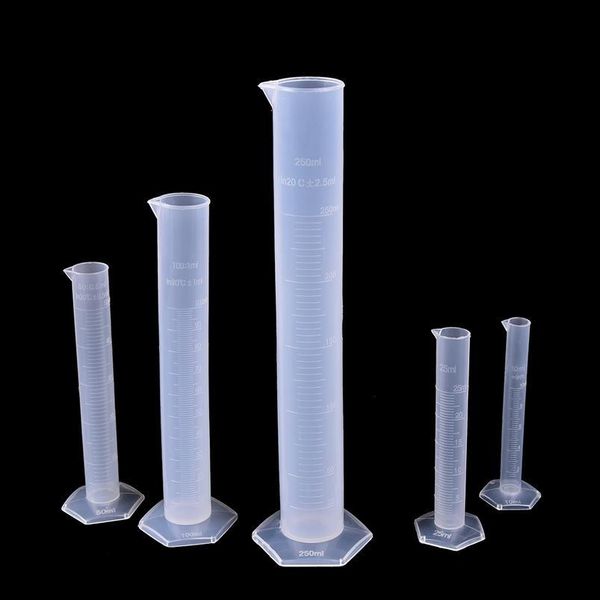 

50ml plastic measuring cylinder graduated tools chemistry laboratory cylinder tools school lab supplies 50ml bbyegp