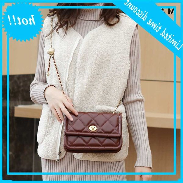 

maidudu women's 2020 new xiaoxiangfeng dalingge chain metal ball single shoulder cross small square bag