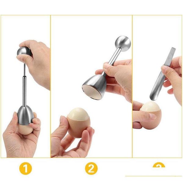 

stainless steel egg shell opener eggs er cutter shell opener metal boiled raw egg open tools creative kitchen egg t jllqze xhhair