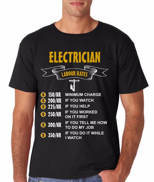 

new arrival brand o neck male casual tees electrician labour rates funny gift for him or dad sport hooded sweatshirt hoodie men t shirt