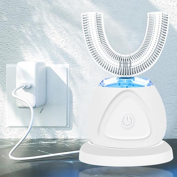 

ligent electric tooth cleaner u-shaped toothbrush blue light cleaner1
