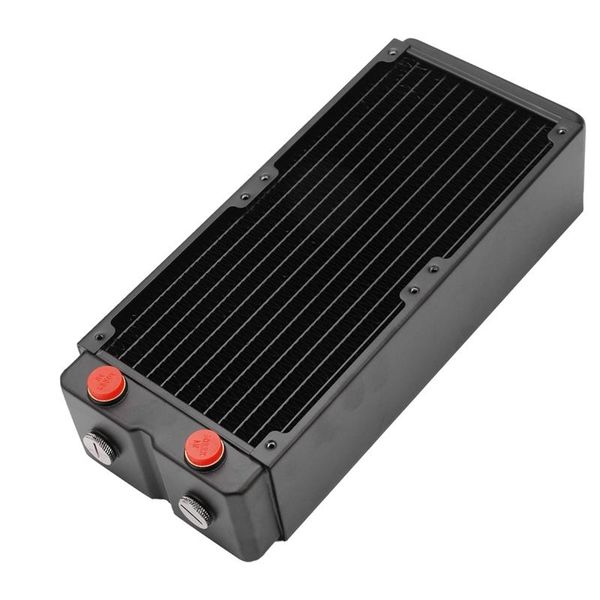 

tsrp-65-240 computer pc water cooler copper radiator 3 layers 65mm thick copper fins g1/4