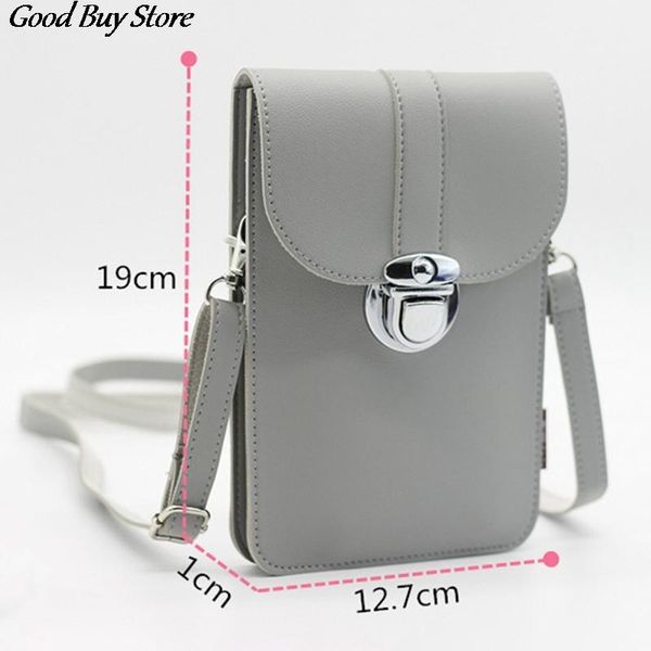 

fashion leather phone purse for women shoulder wallet bag square handbag clutch mini messenger bags waterproof travel pocket
