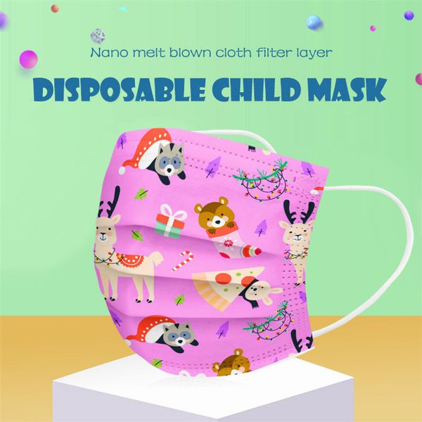 

kids mask designer disposable face masks 95% filtration efficiency dustproof prevention of influenza christmas face masks