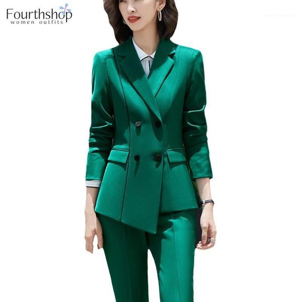 

women's suits & blazers fashion green color women blazer long sleeve notched collar jacket and coat autumn winter outwear female 2021 p, White;black
