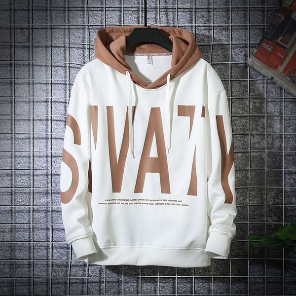 

school new middle sweater children's long spring sve boy's autumn and winter plush hoodie coat fashionable handsome, Black