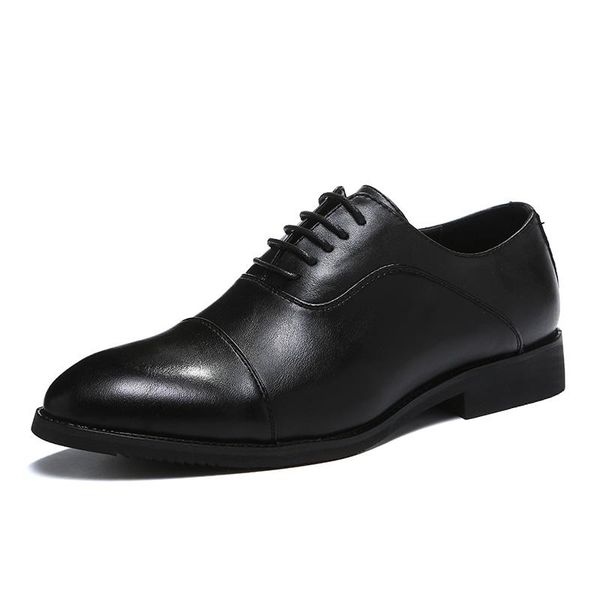 

breathable derby oxford shoes men casual cushioned comfort slip resistant dress shoe round cap-toe lace-ups black oxford for men