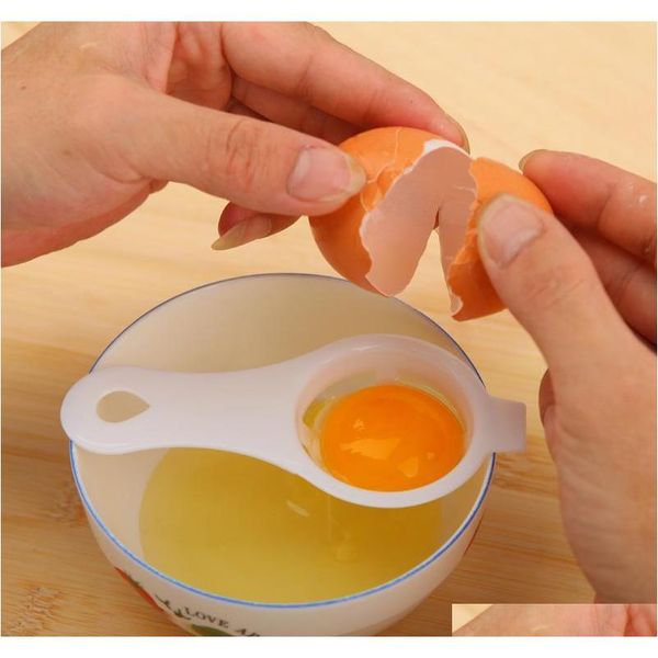 

1 pc egg yolk white separator divider holder sieve new household plastic kitchen tool gadget a jllhcj comb2010