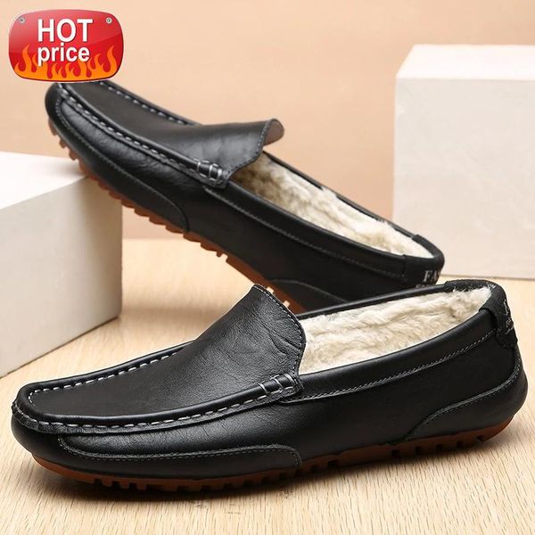 

hkxn men peas shoes genuine leather men casual shoes 2020 spring mens loafers moccasins breathable slip on driving t #wf4x