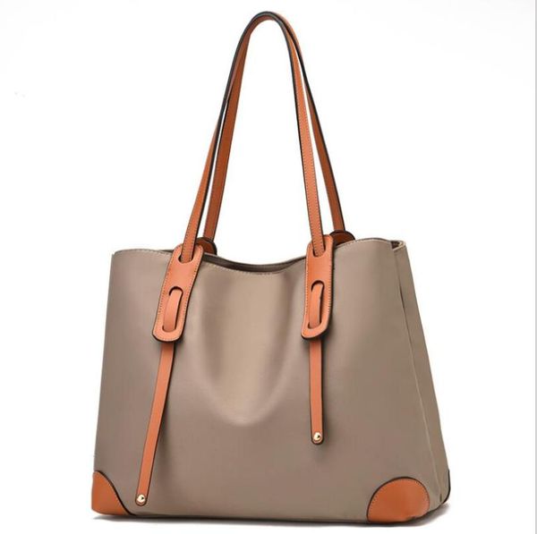 

female bag 2021new large-capacity tote bag simple and fashionable oxford cloth diagonal large waterproof womens handbag