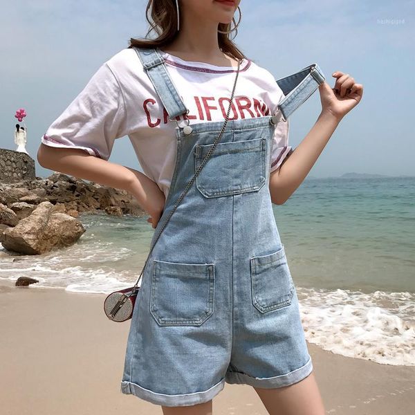 

4xl plus big size denim jeans shorts women summer style 2018 feminina denim overalls loose wide-legged shorts female a47121, White;black
