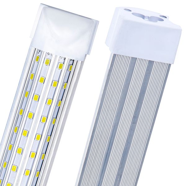 20pcs, u şekilli 2ft 3ft 4ft 5ft 6ft 8ft 8ft soğutucu kapı LED Tüpler T8 Entegre LED Tüpler 4 taraf LED Işıklar ABD'de