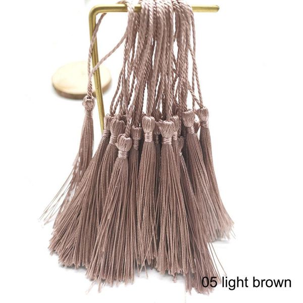 

32pcs pack mixed color 7cm hanging rope silk tassels fringe sewing bang tassel trim key tassels for diy embellish curtain access h jlliok