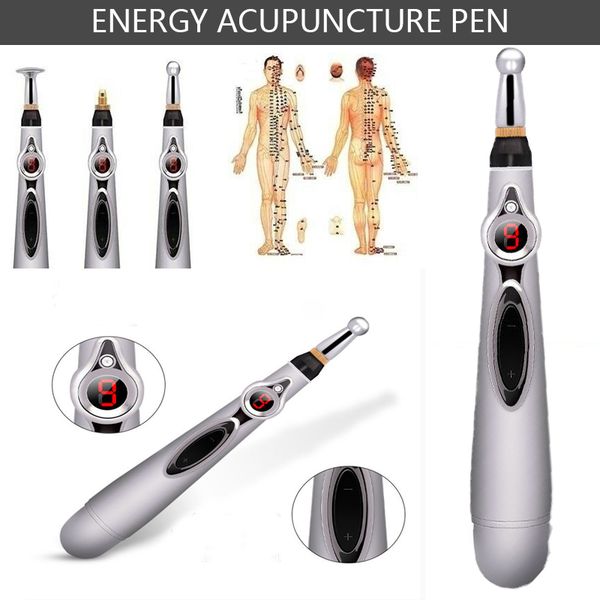 

2019 newst electronic acupuncture pen electric meridians laser therapy heal massage meridian energy relief pain tools