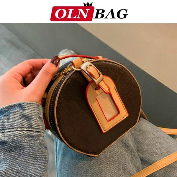 

oln vintage solid color simple pu leather mini crossbody bags for women 2020 summer travel mini bucket shoulder handbags