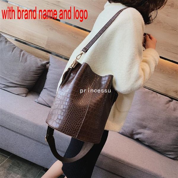 

bags leather shoulder stone pattern women crossbody for bag fashion bucket bags purses and handbags luxury designer tote bag e5o26 qynf
