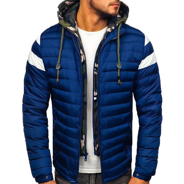 

custom winter puffer coats mens faux two pieces sequence jacket