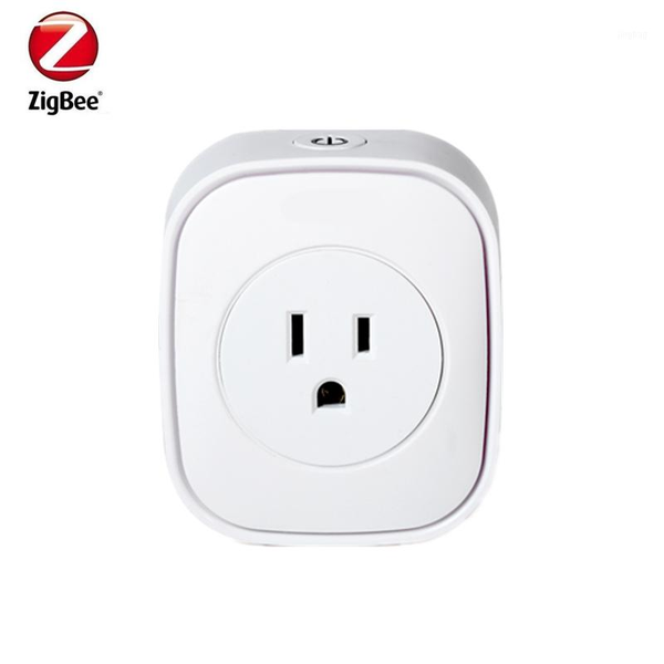 

alarm systems zigbee power metering plug us socket control on off smart home devices with app1