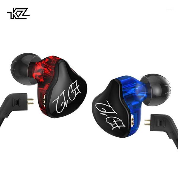 

kz ed12 custom style earphone detachable cable in ear audio monitors noise isolating hifi music sports with microphone1