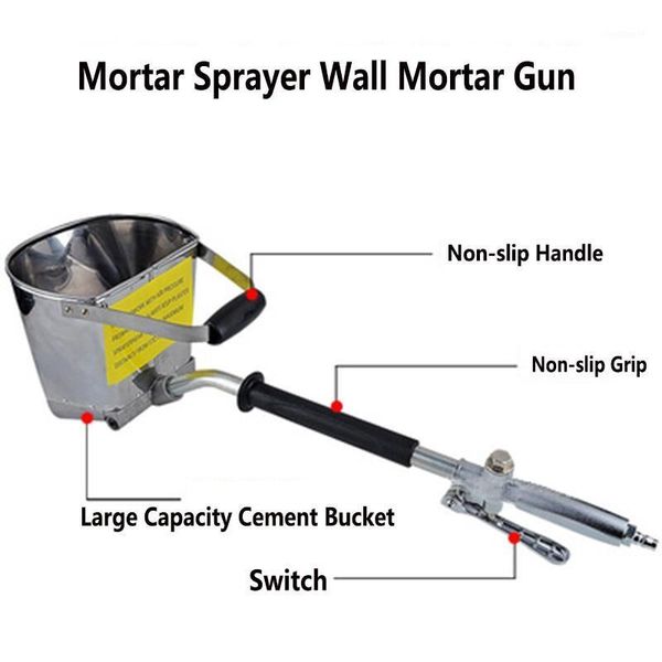 

wall mortar cement spray gun1