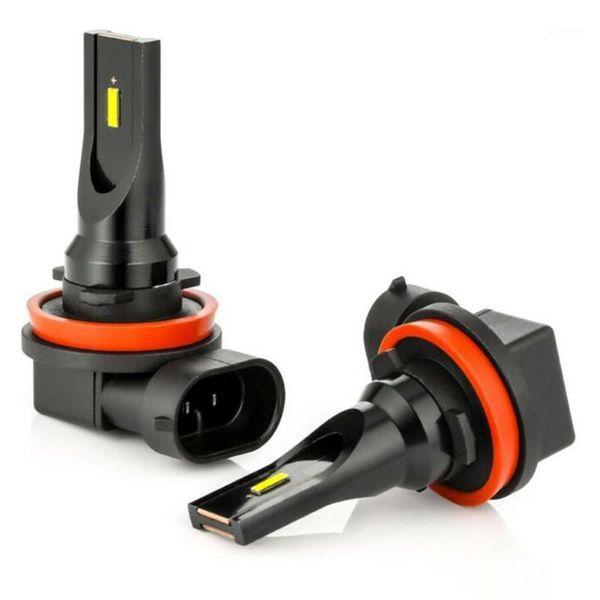 

2pcs h11 h8 led fog light conversion kit bulb high power 6000k 100w headlight1
