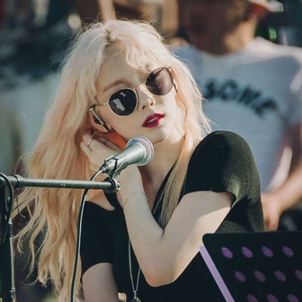 

sunglasses small frame short-sighted round face women's ins2020 new korean tide polarized sunglasses anti ultraviolet power, White;black