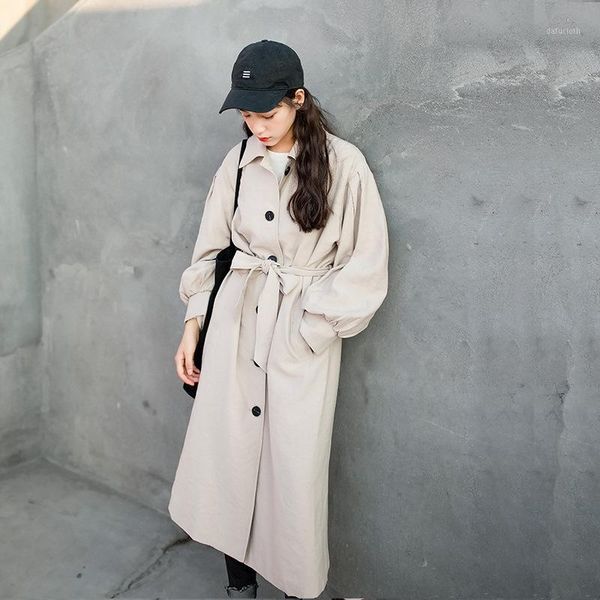 

england style slim womens longtrench coats full sleeve single breasted designer coats solid turn-down collar women 1, Tan;black