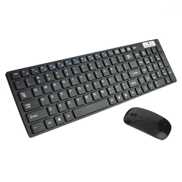 

2.4g ultra-thin pingguo wireless keyboard and mouse set optical keyboard with mouse for office pc computer notebook1