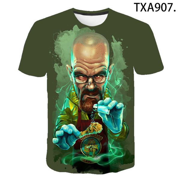 

breaking bad 3d boy girl printed 3d print shirts horror harajuku humor men clothing