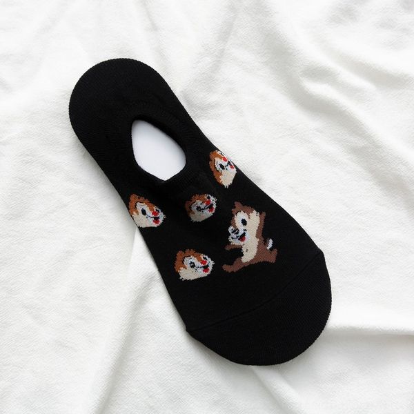 

bnexl и весна 20 летних чистый красный прилив лодка конфеты цвет невидим мультфильм силикон новых женщин противоскользящего хлопку всех хлоп, Black