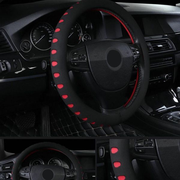 

diameter 38cm eva punching car steering wheel cover fit for most cars interior accessories car steering-wheel covers skidproof1
