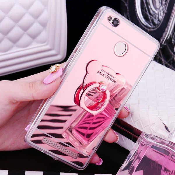 

luxury зеркало стенд держатель мягкий чехол для xiaomi mi 8 se a1 5x a2 чехол для реого примечания 5 5а pro bbyjol packing2010