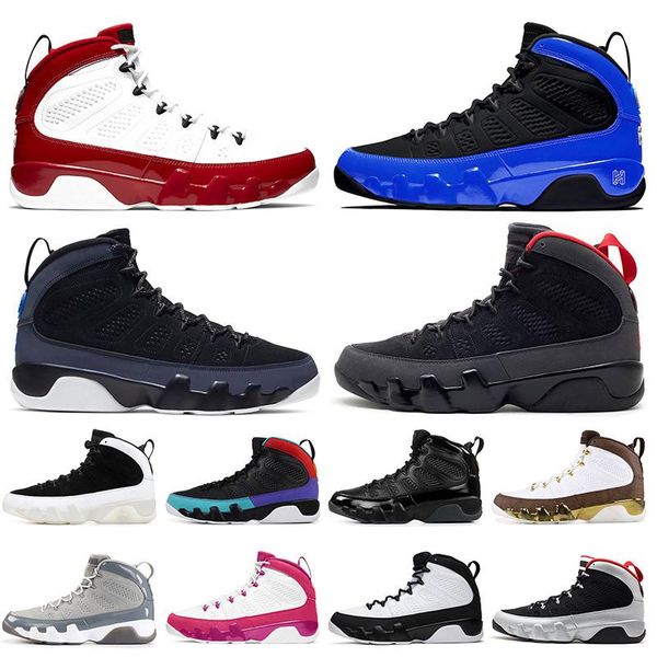 

gym red jumpman 9 9s mens basketball shoes satin racer blue snakeskin white bred sports sneakers eur 47